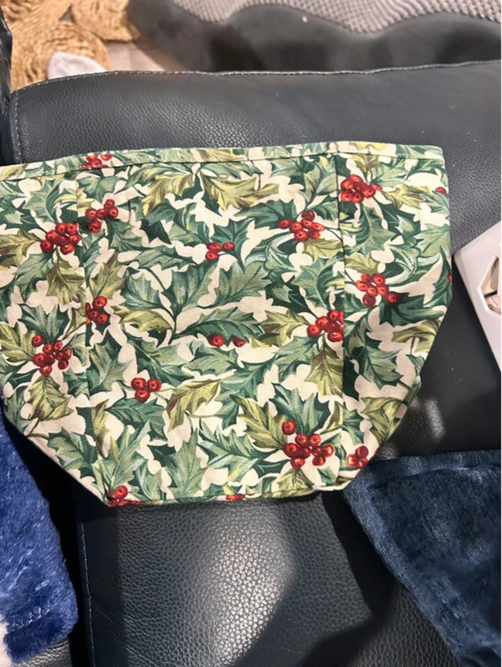 Longaberger Tall Tiisue Liner American Holly Christmas